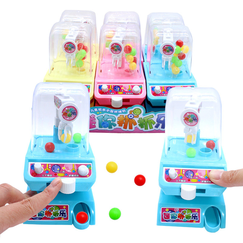 Cartoon Grabber Mini Pinball Machine House Party Mini Claw Machine Candy Grabber Baby Children's Toy