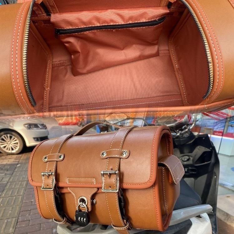 Motorcycle Rear Seat Bag, Waterproof Rear Trunk Bag, Large Capacity Motorcycle Tail Bag for Riders