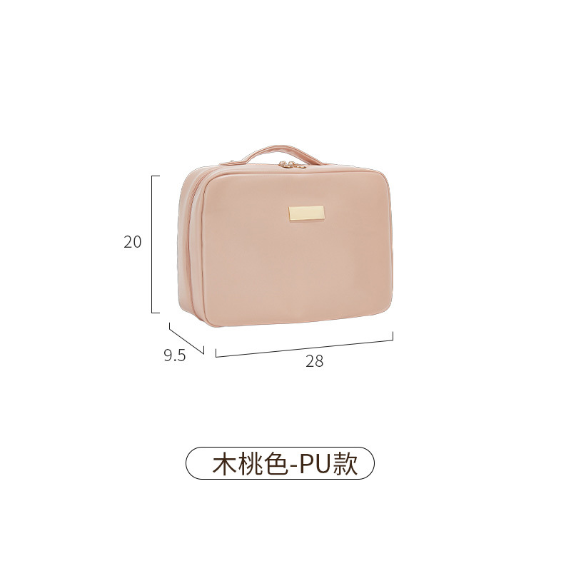 Bolsa de cosméticos de gran capacidad para mujer 2025 nueva bolsa de lavado portátil cosmética bolsa de almacenamiento portátil transparente de viaje impermeable