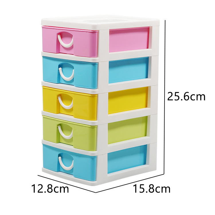 Gabinete de almacenamiento de plástico Shunxing para escritorio, gabinete multifuncional creativo de varias capas, tipo cajonera, caja de almacenamiento para estudiantes.