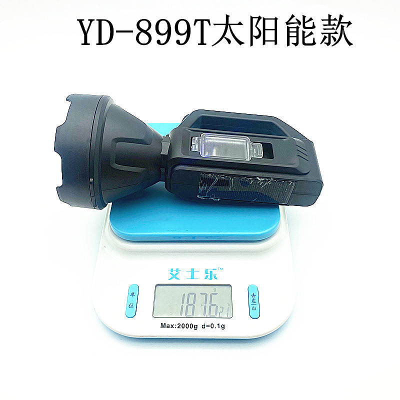 Mayorista al aire libre iluminación solar recargable LED lámpara de mano USB recargable luz alta luz telescópica linterna de luz