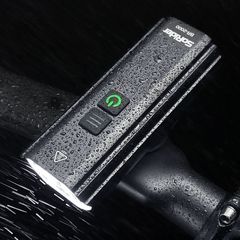 山地自行車前燈高亮手電筒夜騎警示燈高光閃爍防水公路單車安全燈