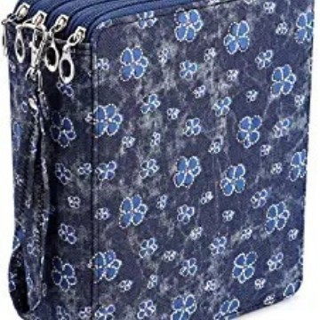 Amazon Transfronterizo Jardín secreto bolsa de gran capacidad PU bolsas de lápiz 120 bolsas de lápiz cortina de color