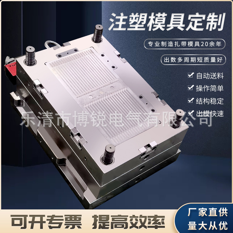 博锐厂家供应热流道扎带模具 普通模具 尼龙扎带模具 膨胀管模具