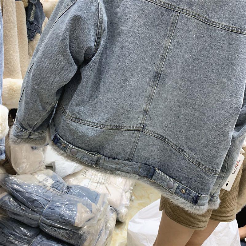 Women's Thickened Cotton Coat With Lamb Wool Lining For Winter_voghion.com