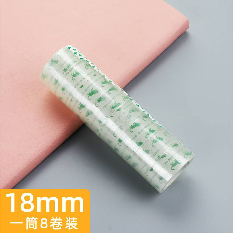 Papelería transparente ancho de cinta adhesiva 1.2 / 1.8cm cinta adhesiva de oficina sellado pequeña cinta adhesiva de papel sellado cinta adhesiva al por mayor image 7