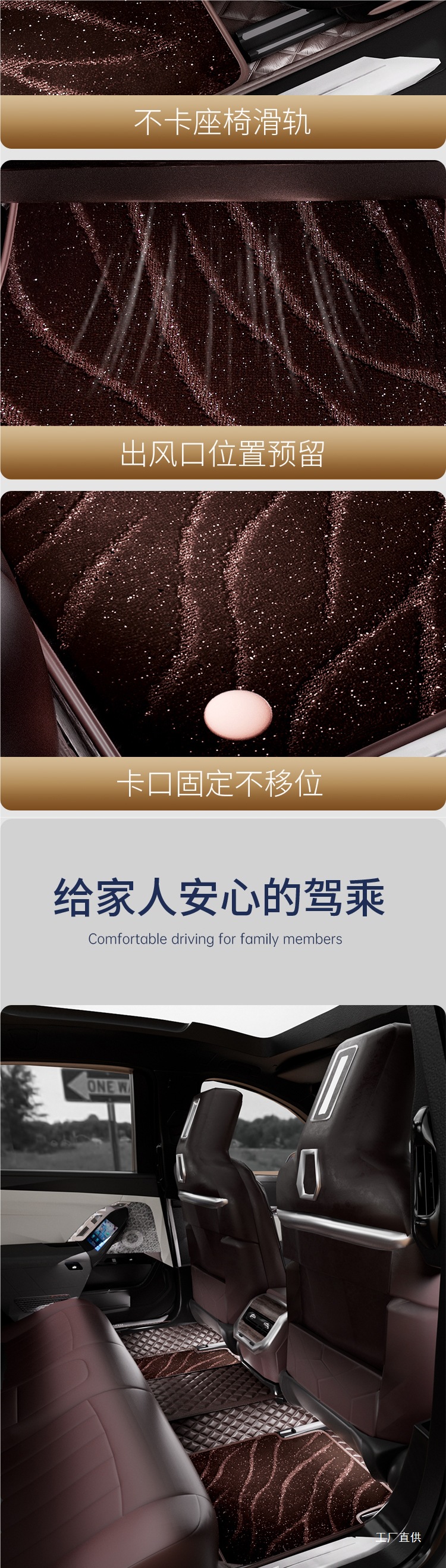 Genuine Leather Fully Surrounded Car Floor Mats Starry Sky Carpet Special for Bmw 5 Series Audi A4A6L Magotan Accord Camry