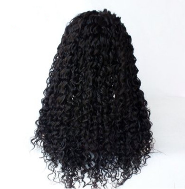 Pelucas europeas y americanas 2 # cabello de muñeca inclinado pequeño rollo largo cabello rizado fibra de encaje medio gancho de mano cubierta LW0176