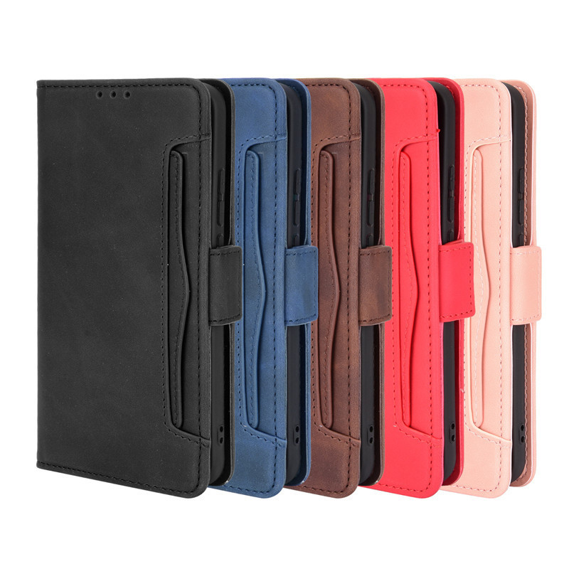 Suitable for Nokia C210 Matte Skin-Feel Multi-Card Slot Phone Case Hmd Fusion5 Flip Cover Protection
