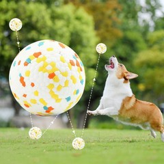 Dog Toys Golden Retriever Durable Chew Ball Grinding Dog Boredom Ball Teasing Shiba Inu Corgi Self-Having Large Dog Pet Training Ball