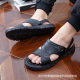 2025 summer new men's sandals stall men's shoes supermarket stores outside wear dual-use men's sandals wholesale