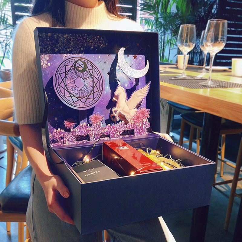 Подарочная коробка, высококачественная подарочная коробка на день рождения, креативная подарочная коробка, пустая коробка, ритуальное чувство, ниша и изысканный подарок для мальчиков, большой размер