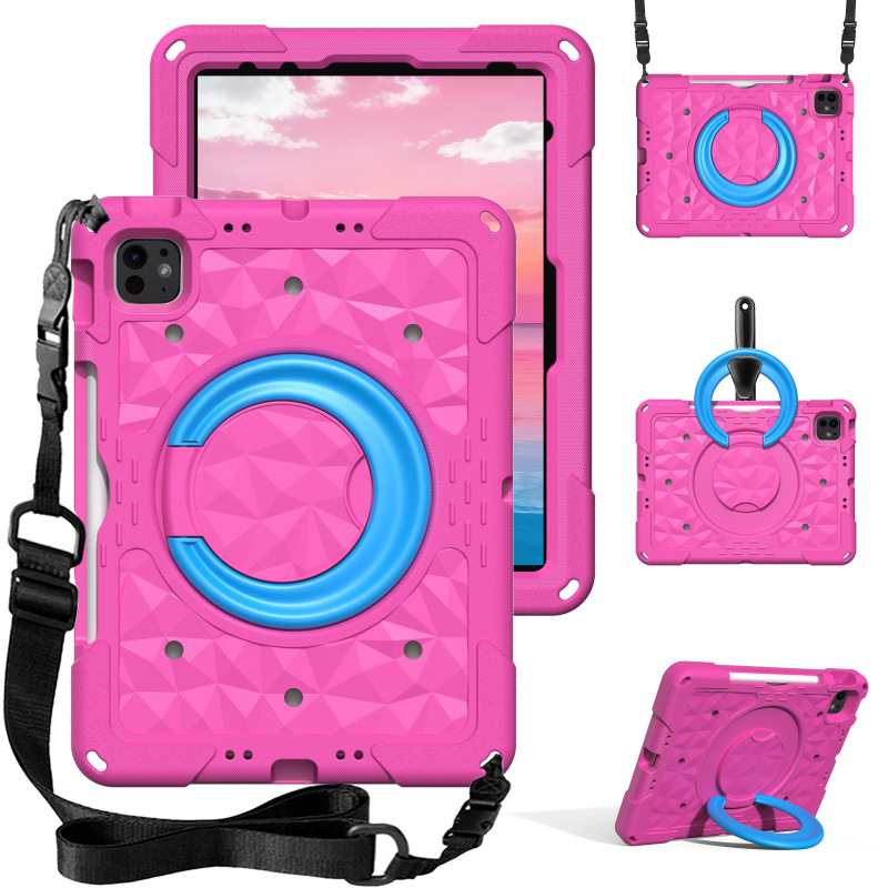 Rotating Stand Suitable for Ipad12 A18 11 10Th Air8/7/6 10.9 Tablet Protective Case Anti-Fall Cover