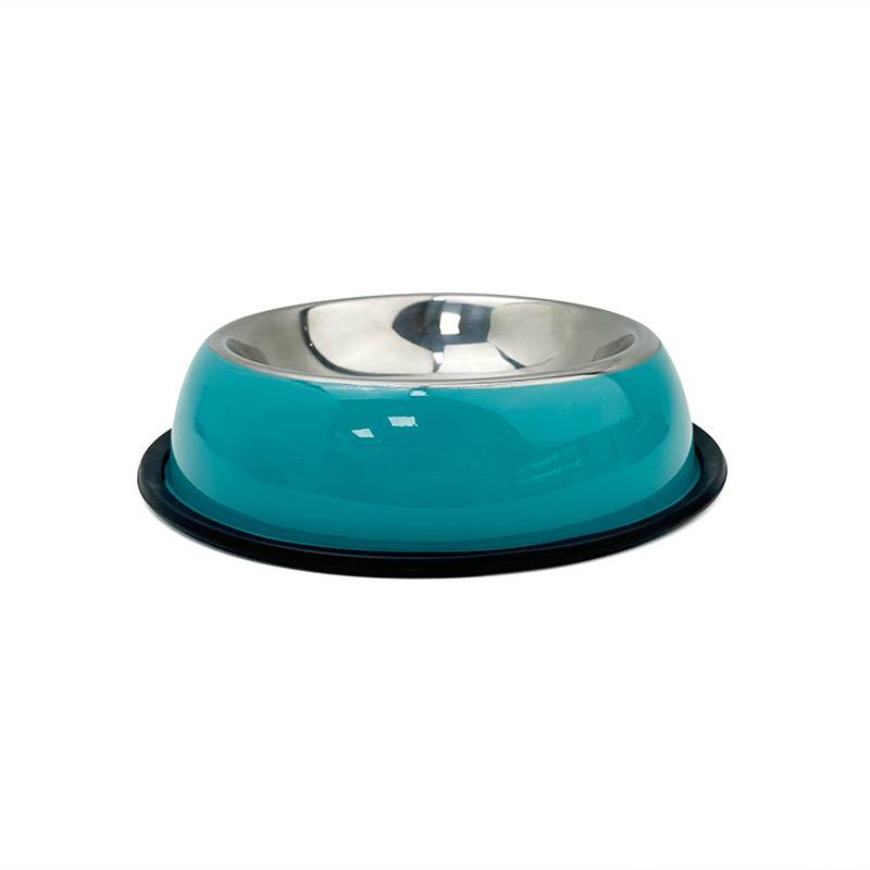 Tazón para perros Tazón para perros Tazón para perros Tazón para mascotas de acero inoxidable anti-volcado Tazón de arroz para perros Tazón de agua Suministros Tazón para mascotas Tazón para gatos antideslizante