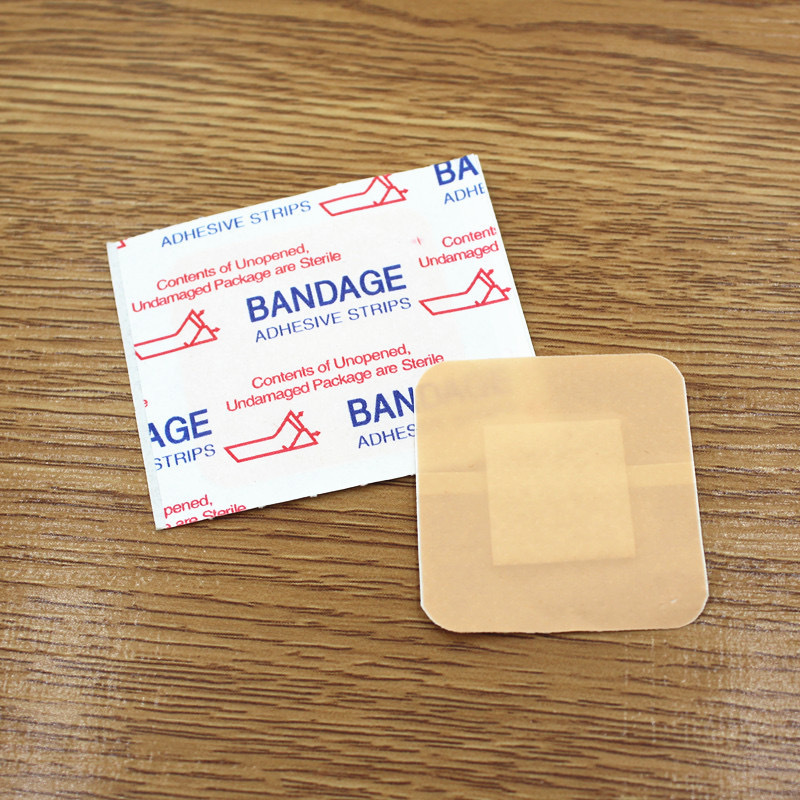 Comercio exterior desechable PU transparente cuadrado curita transparente impermeable pasador pasador pasador tiritas natación baño 38 pegatinas