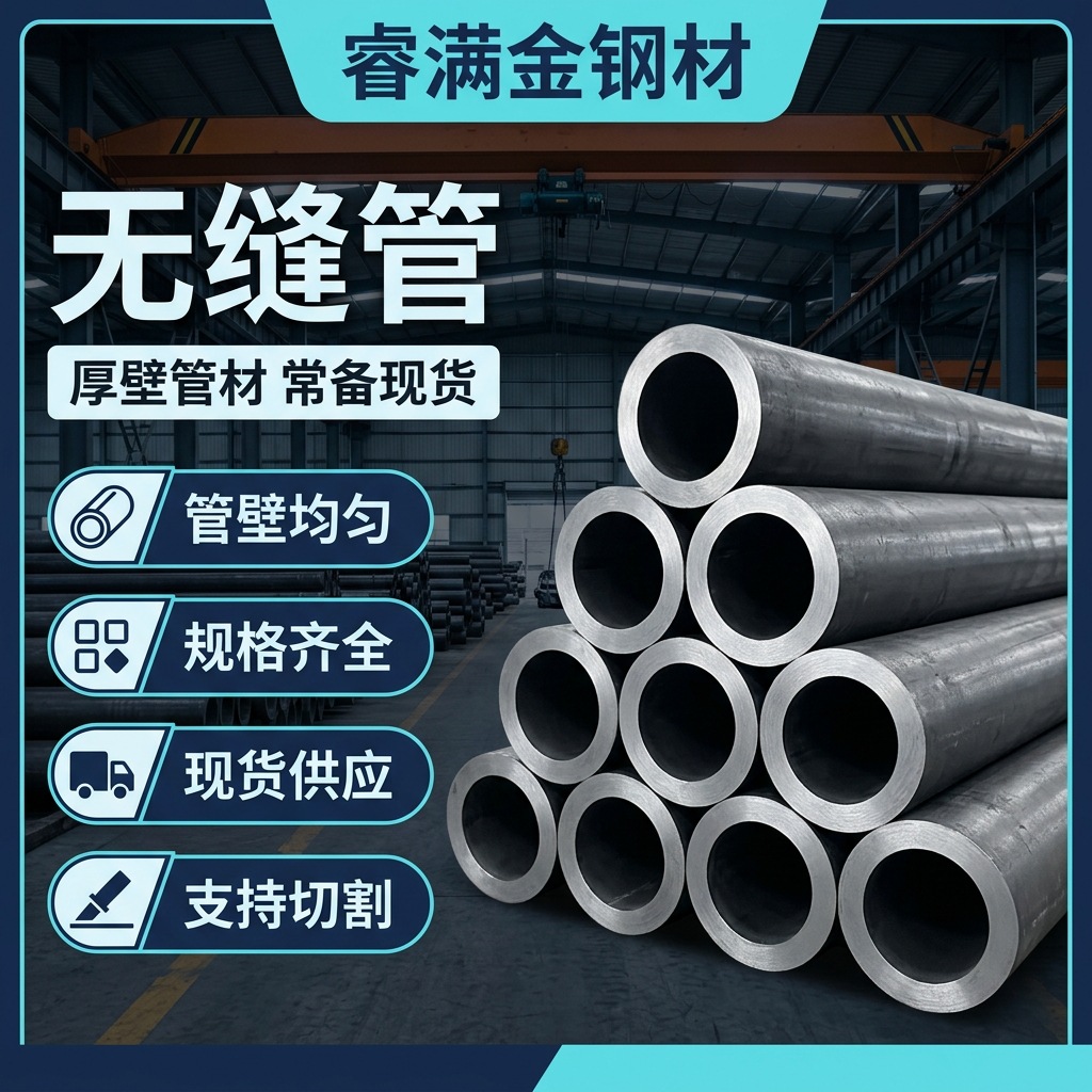 广东佛山现货无缝管20#碳钢流体圆管管道工程定尺加工可定制6米
