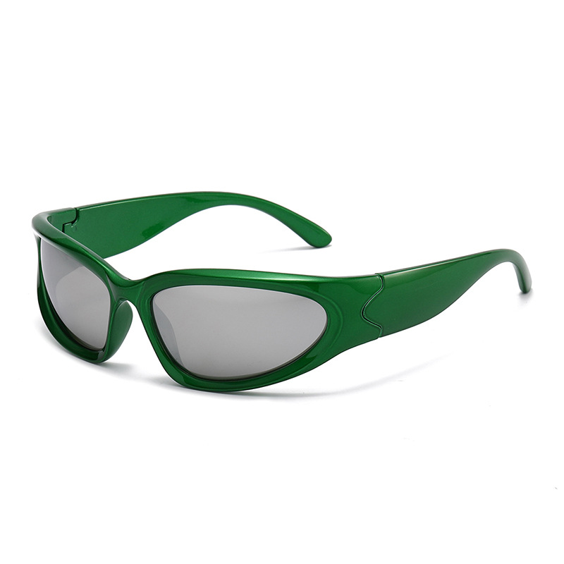 Pearlescent dark green white reflective C23