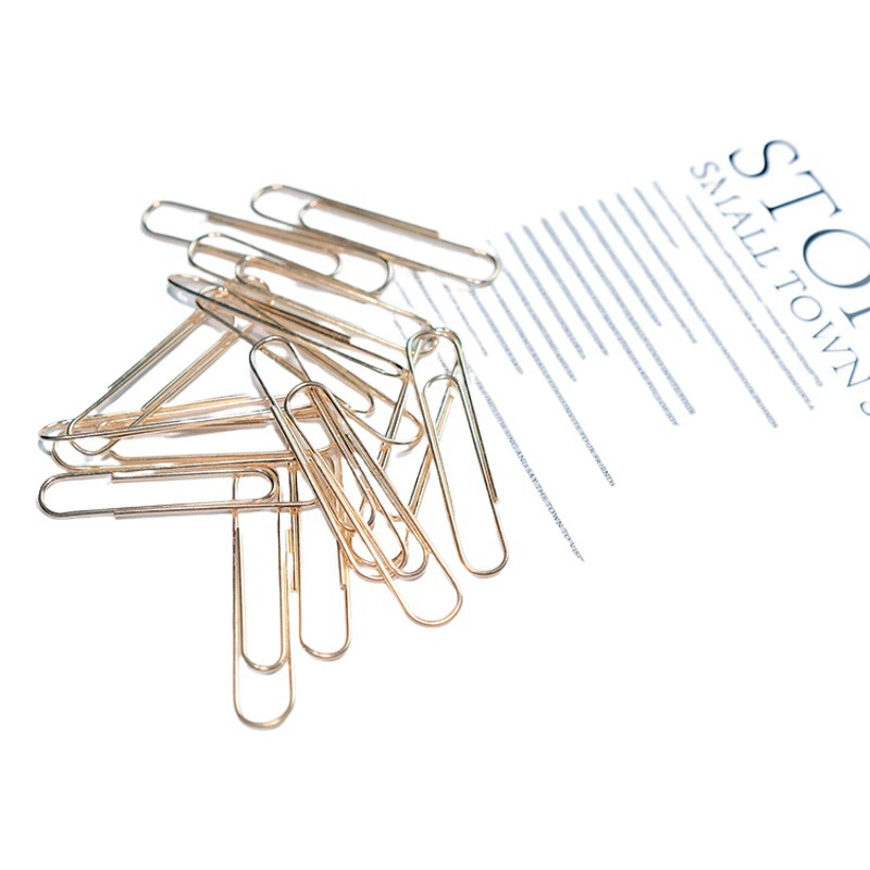 Никелированные скрепки 50 мм, канцелярские зажимы для документов, офисные принадлежности, большие скрепки для бумаг