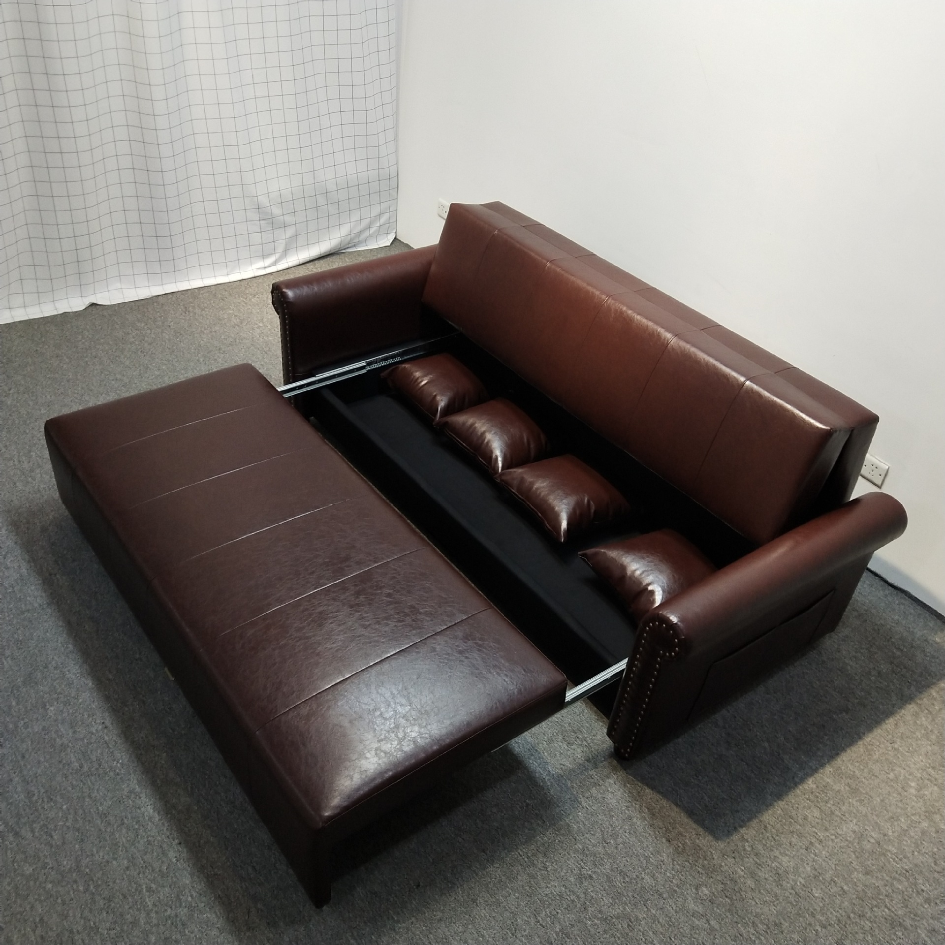 Sofá cama multifuncional moderna, lujoso y plegable, estudio de oficina, pequeño sofá cama americana image 3