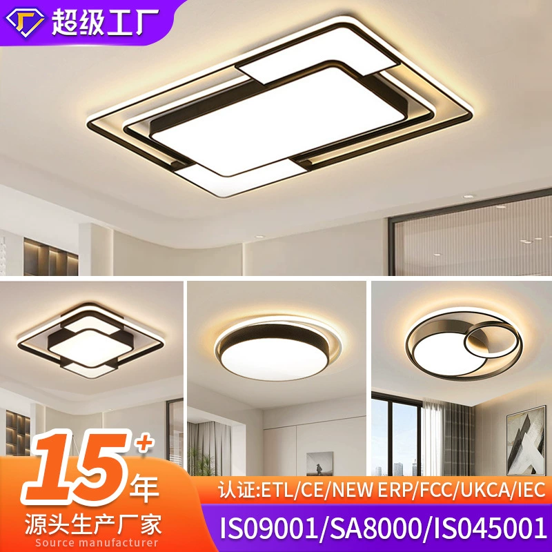 Осветительный зал Главная лампа Современный минималистичный потолочный светильник Освещение для спальни