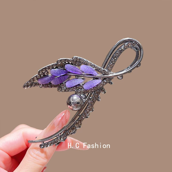 Purple black feathers