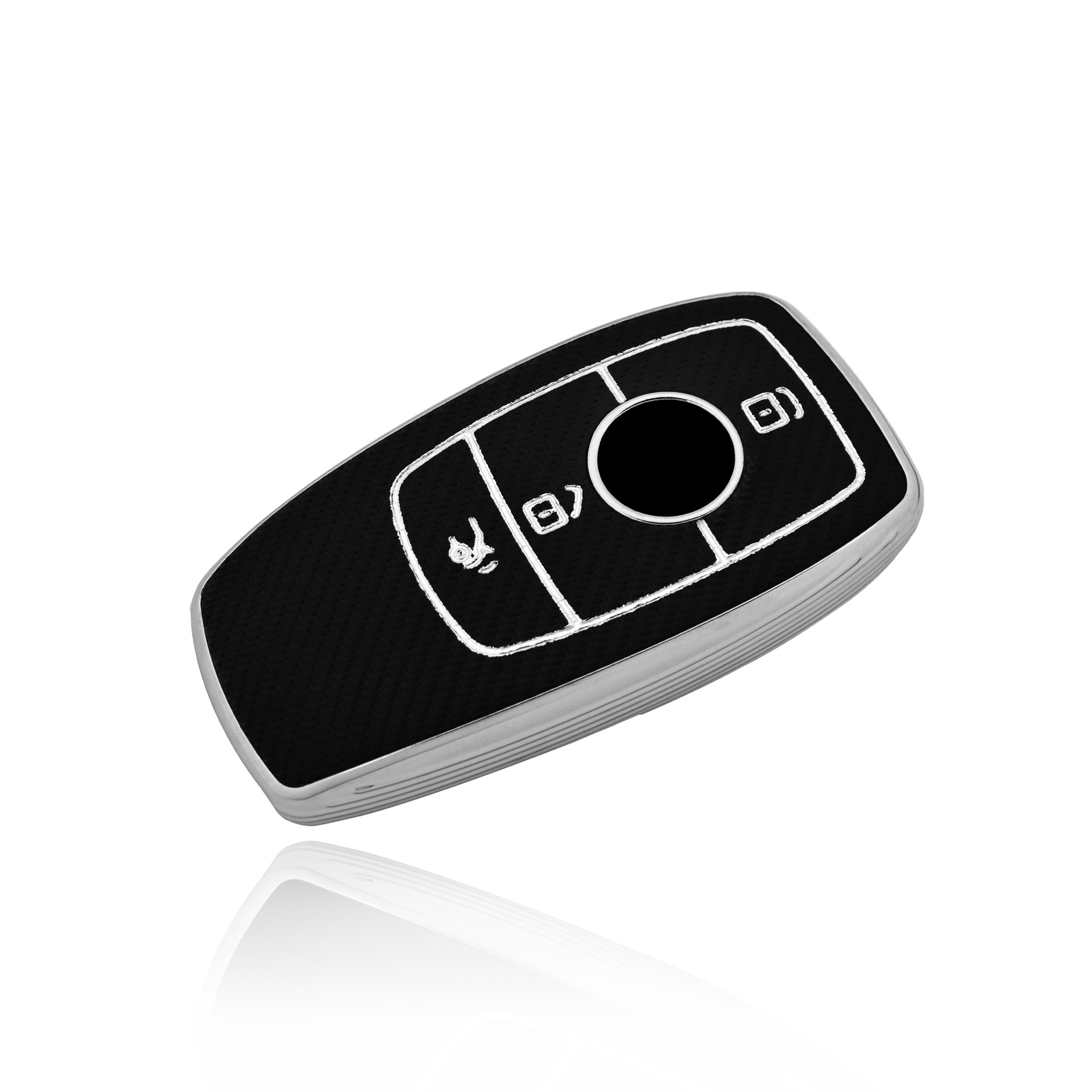 우아한 블랙 (실버 가장자리)