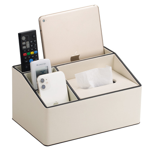 Home Office High-End Minimalist Multi-Function Coffee Table Napkin Holder with Remote Control Creative Tissue Box