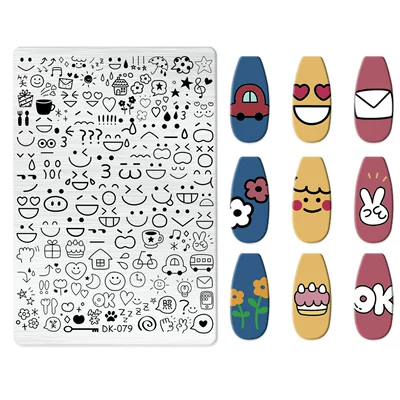 Art, Rectangular Plates for Painting, Dırnaq bəzəkləri - dk-079