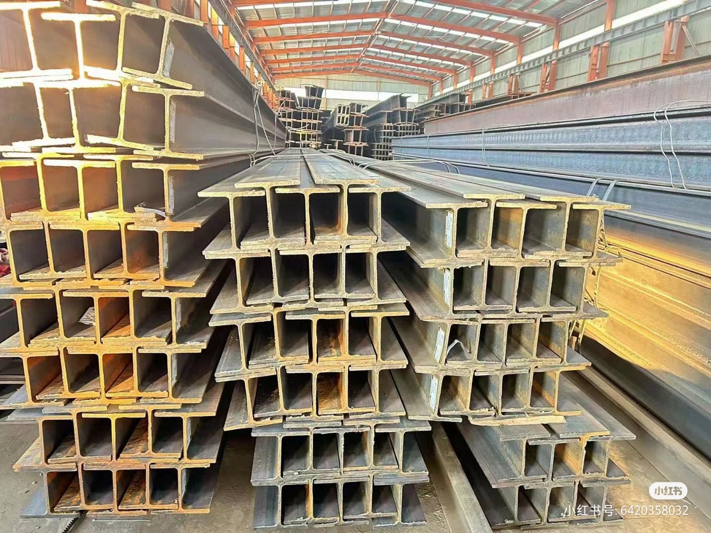 牡丹江现货 H型钢 q235b热轧H型钢 工程建筑结构支撑钢梁h型钢