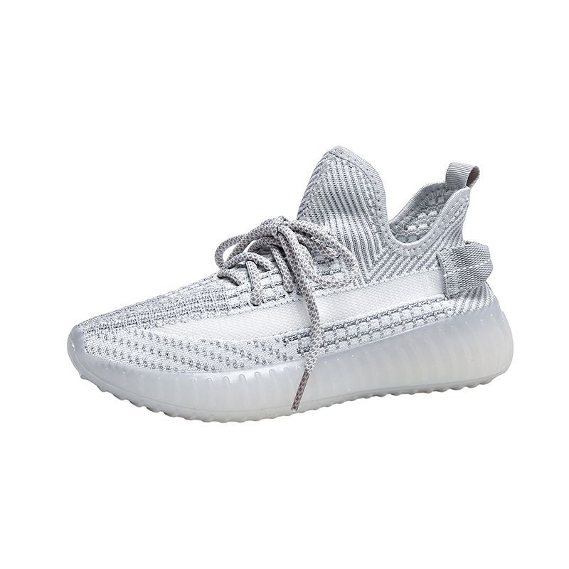 Tenis de Correr de Malla para Mujer, Poliéster y Caucho, Transpirable y Desodorante, para Primavera y Verano image 12
