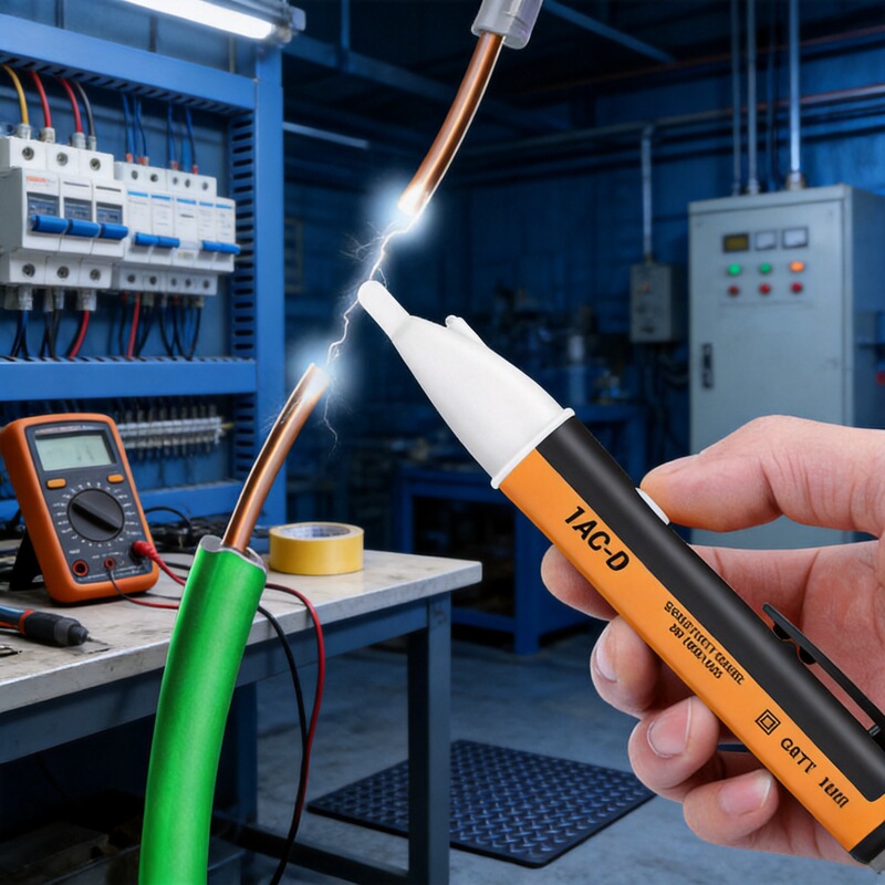 Cross-border induction electric pen for electricians, multifunctional high-precision breakpoint detection, zero and live line detection, sound and light alarm, electric test pen Cross-border induction electric pen for electricians, multifunctional high-precision breakpoint detection, zero and live line detection, sound and light alarm, electric test pen