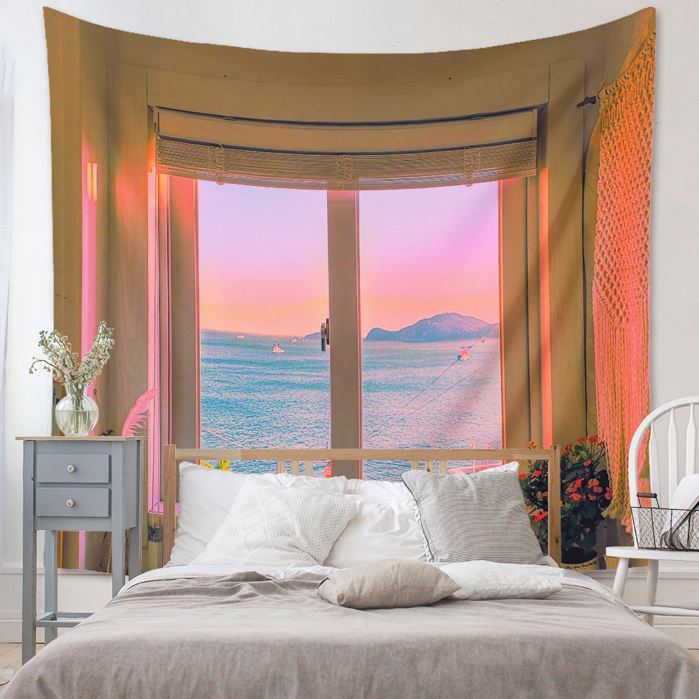 Fashion Window Scenery Painting Decoration Tapestry Wholesale Nihaojewelry display picture 7