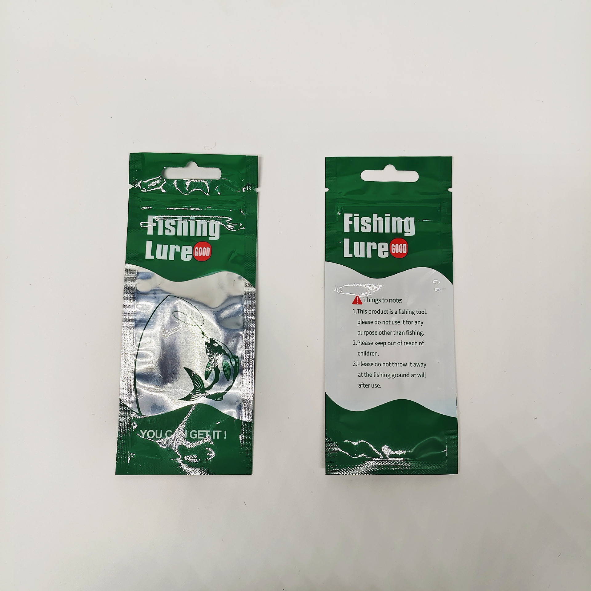 Long fake bait (green)