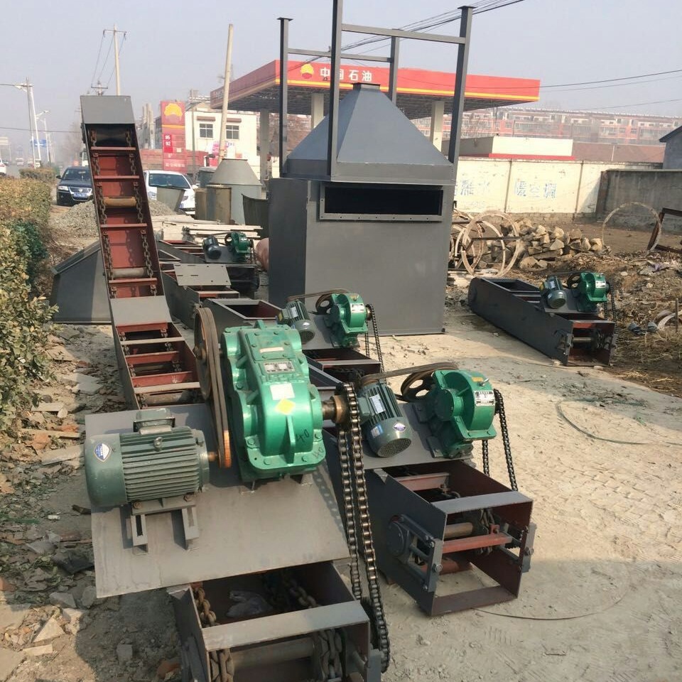 工业锅炉除渣机 高强度圆环连刮板除渣机不积灰双链刮板除