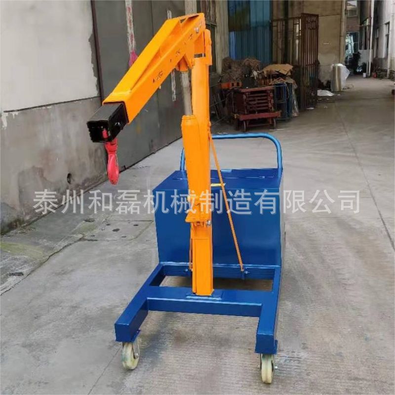 厂家供应FPD-2T液压小吊车 液压小吊车 手动旋转吊车 移动吊机