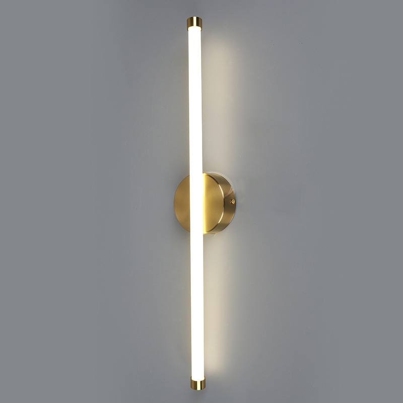 Luz de pared de dormitorio lujosa moderna una palabra lámpara de pared de fondo de la sala de estar lámpara de pared de estudio escalera lámpara de pared de balcón