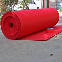 红地毯结婚一次性红舞台开业店铺门口婚庆红地垫多次使用展会加厚