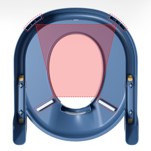 Children's toilet seat step baby toilet seat for toddlers, home foldable toilet seat