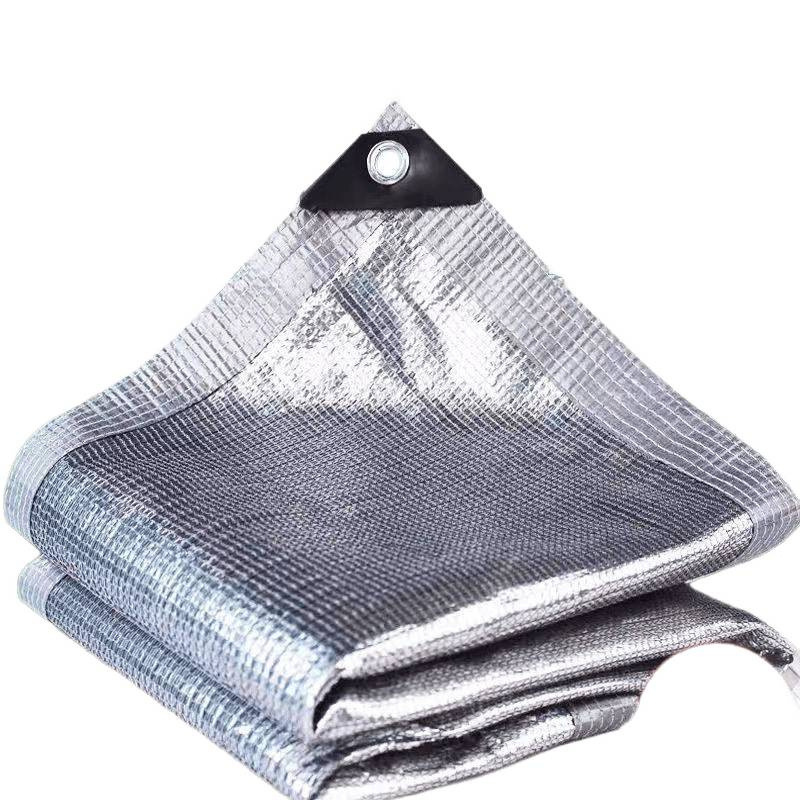 aluminio pantalla solar de malla de protección solar densificación gruesa aislamiento térmico patio doméstico al aire libre solar techo de la casa pantalla de protección de automóviles