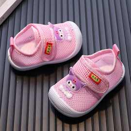 婴儿新款夏季宝宝春秋卡通男女软底步鞋单鞋女童透气网鞋布鞋防滑