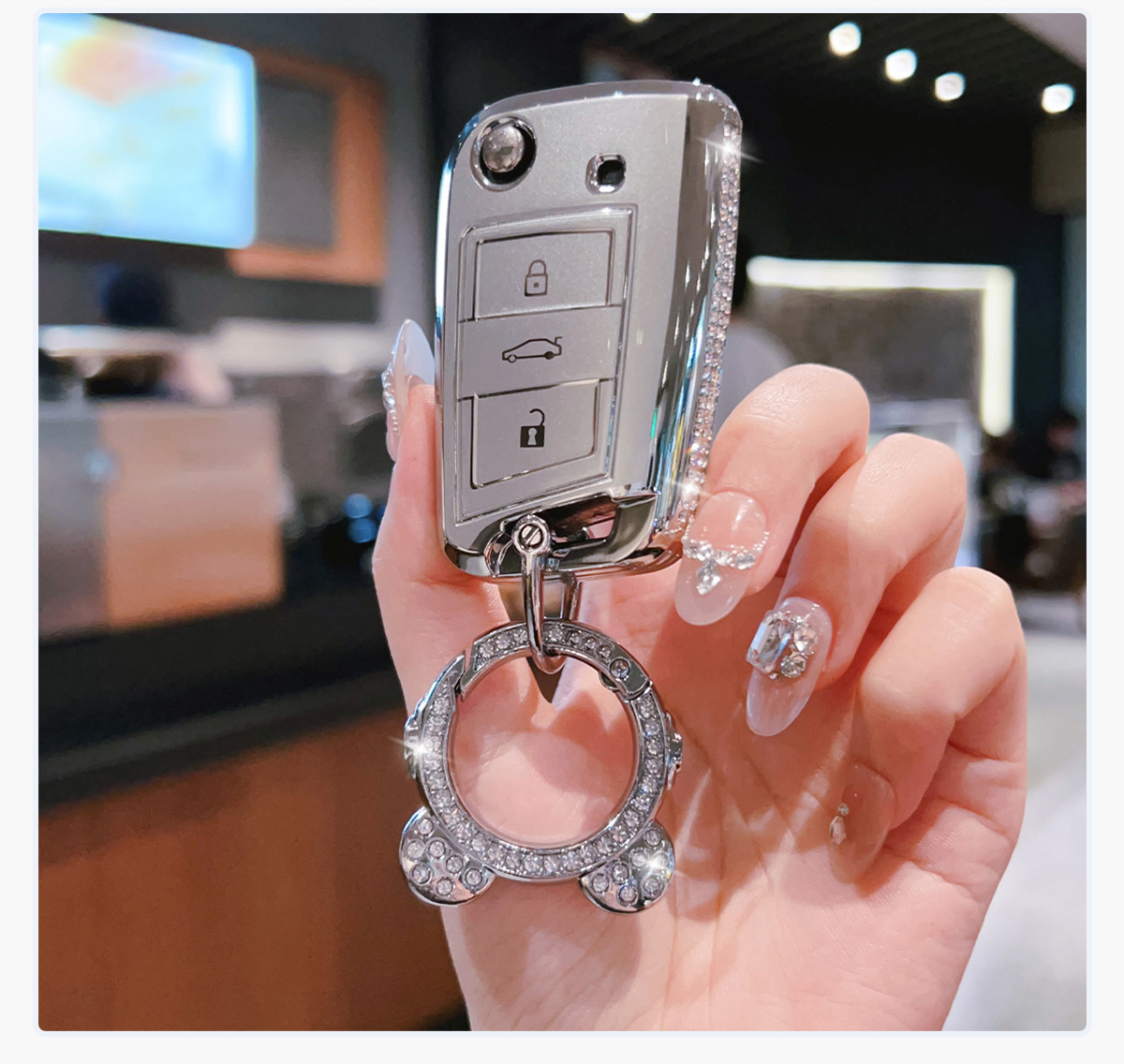 Suitable for Volkswagen Key Cover Sagitar Magotan Bora Cc Car Polo Tiguan Tanyue Lingdu Passat Shell Buckle Men