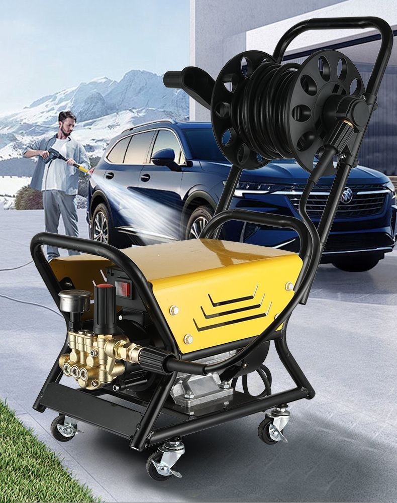 Menghu Black Cat Pressure Washer 220V Household High-Power Automatic Adjustable Pressure Car Washer