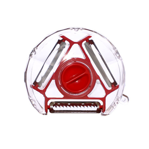 Household Potato Slaw Peeler Knife Kitchen Tool Peeler Apple Melon Fruit Three-in-One Multi-Function Peeler