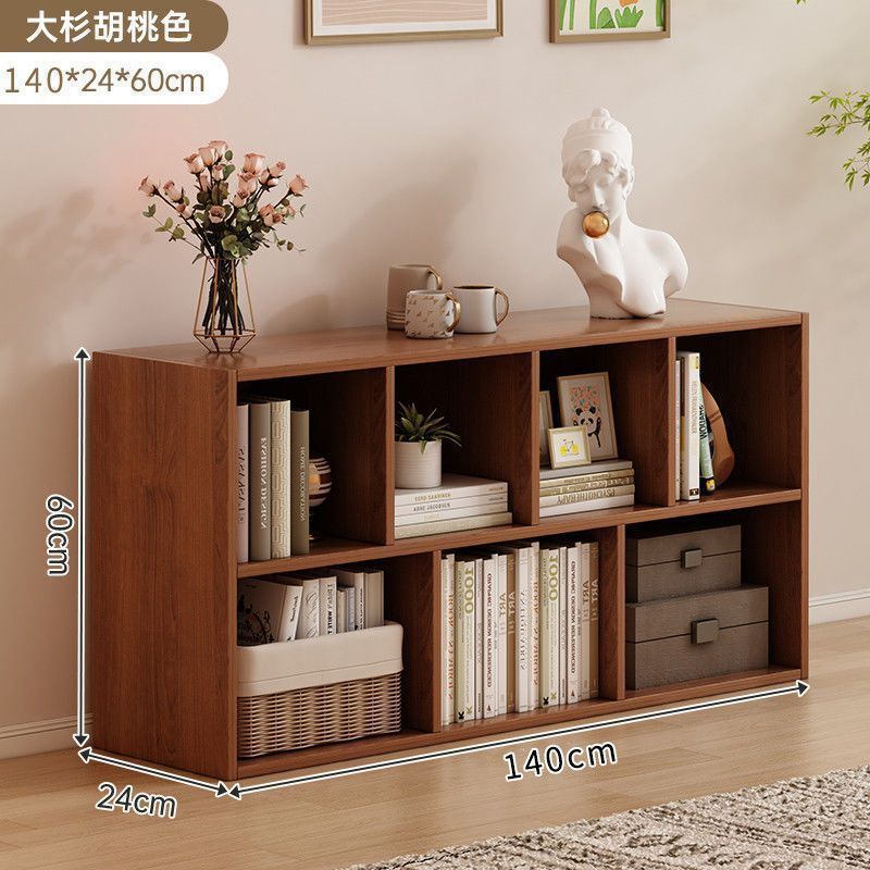 Стеллаж орех натуральный 80x24x60
