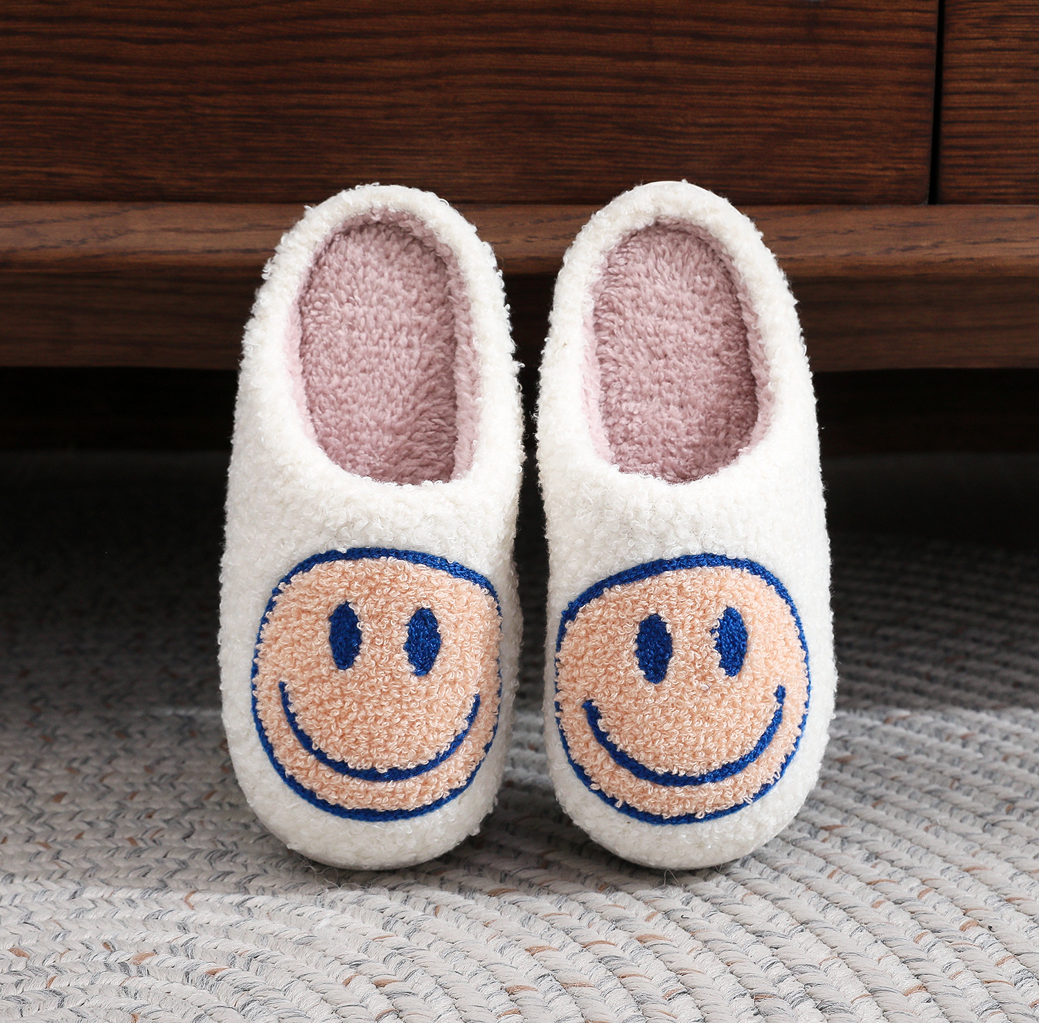 어린이용 면대걸레 - 웃는 얼굴 (미트파우더)