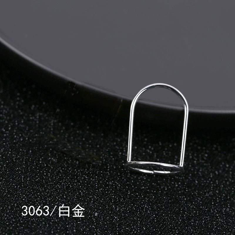Nail Tip Ring (Kaymen) Adjustable Copper with Micro Zircon Accents, Gold or Platinum Finish