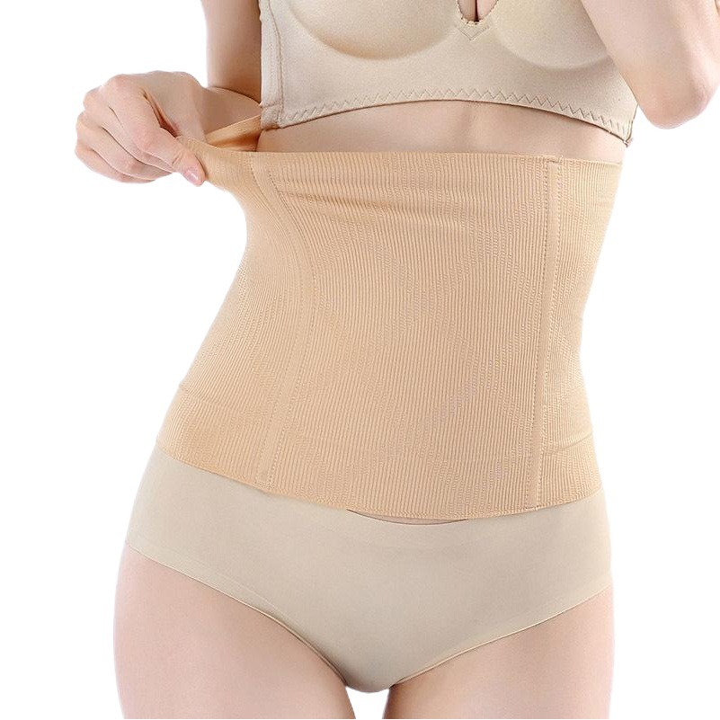 Seamless Thick Abdominal Belt Girdle for Women after Childbirth, Slim Waist, Belly Reduction, Abdominal Shaping Garment, Seamless Body-Shaping Girdle