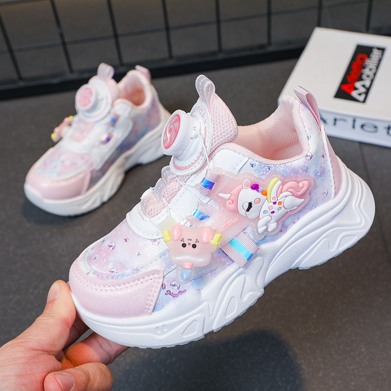 Children's sneaker Girls' Shoes 2025 Spring and Autumn New Breathable Running Shoes Fashionable All-match Boys Torre Shoes Mesh Shoes