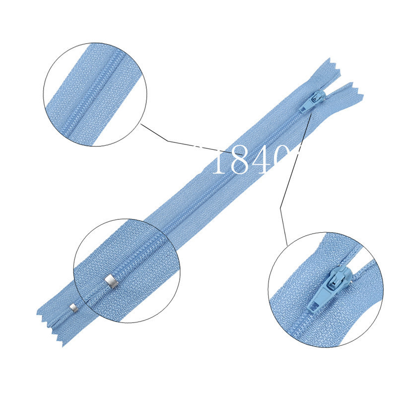 强力金属有锁尼龙拉链7.5-45cm全色系拉链3号闭尾通用多场景适用|undefined