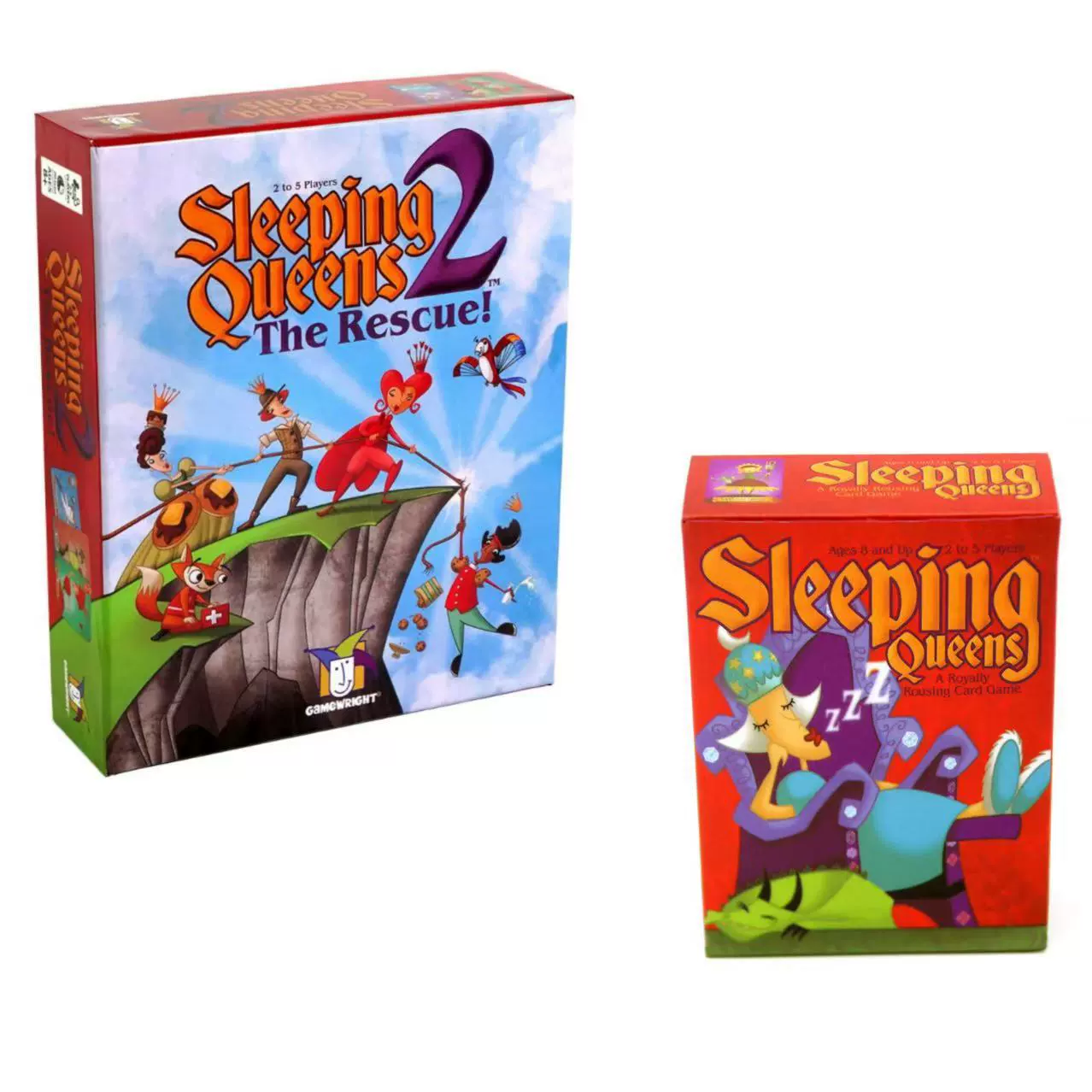 Полный английский The Rescu Sleeping Queens-семейная вечеринка стратегия игры карты